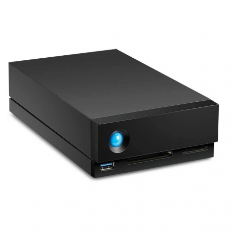 LaCie 1big Dock STHS8000800 - Hard drive array - 8 TB - 1 bays (SATA-600) - HDD 8 TB x 1 - USB 3.1, Thunderbolt 3 (external) - with 5 years Rescue Data Recovery Service Plan - 4