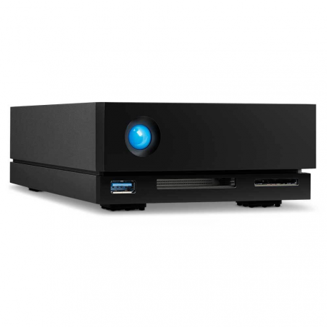 LaCie 1big Dock STHS8000800 - Hard drive array - 8 TB - 1 bays (SATA-600) - HDD 8 TB x 1 - USB 3.1, Thunderbolt 3 (external) - with 5 years Rescue Data Recovery Service Plan - 5