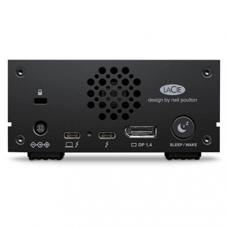 LaCie 1big Dock STHS8000800 - Hard drive array - 8 TB - 1 bays (SATA-600) - HDD 8 TB x 1 - USB 3.1, Thunderbolt 3 (external) - with 5 years Rescue Data Recovery Service Plan - 6