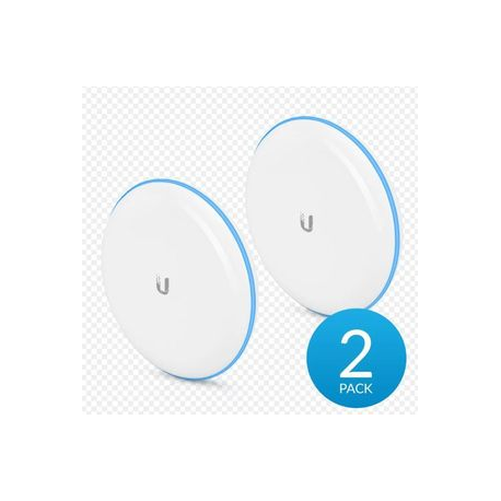 Ubiquiti UniFi Building-to-Building Bridge - Wireless bridge - GigE, 802.11ad (WiGig) - Wi-Fi 5, 802.11ad (WiGig) - 5 GHz, 60 GHz (pack of 2) - 0