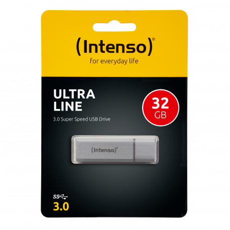 Intenso Ultra Line - USB flash drive - 32 GB - USB 3.0 - silver - 2