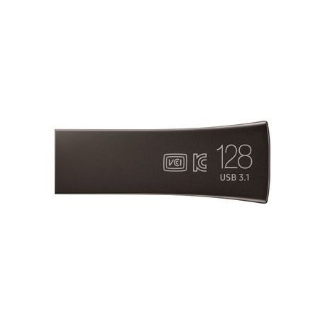 Samsung BAR Plus MUF-128BE4 - USB flash drive - 128 GB - USB 3.1 Gen 1 - titan grey - 5