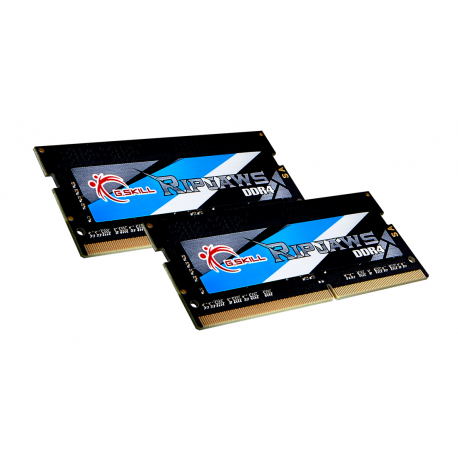 G.Skill Ripjaws - DDR4 - kit - 16 GB: 2 x 8 GB - SO-DIMM 260-pin - 3200 MHz  /  PC4-25600 - CL22 - 1.2 V - unbuffered - non-ECC - 3