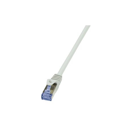 LogiLink PrimeLine - Patch cable - RJ-45 (M) to RJ-45 (M) - 2 m - SFTP, PiMF - CAT 7 - halogen-free, molded, snagless - grey - 0