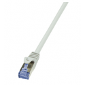 LogiLink PrimeLine - Patch cable - RJ-45 (M) to RJ-45 (M) - 2 m - SFTP, PiMF - CAT 7 - halogen-free, molded, snagless - grey
