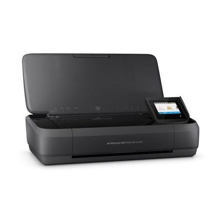 HP Officejet 250 Mobile All-in-One - Multifunction printer - colour - ink-jet - Legal (216 x 356 mm) (original) - A4 / Legal (media) - up to 8 ppm (copying) - up to 10 ppm (printing) - 50 sheets - USB 2.0, USB host, Wi-Fi - 8