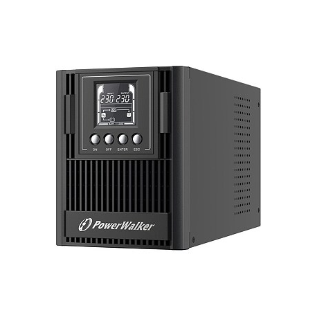 PowerWalker VFI 1000 AT FR - UPS - AC 80-300 V - 900 Watt - 1000 VA - 9 Ah - RS-232, USB - output connectors: 3 - 1