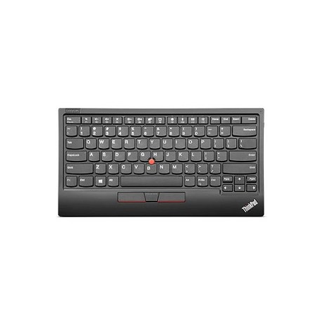 Lenovo ThinkPad TrackPoint Keyboard II - Keyboard - with Trackpoint - wireless - 2.4 GHz, Bluetooth 5.0 - Estonian - key switch: Scissor-Key - pure black - for IdeaPad 1 14; 3 14; ThinkCentre neo 50; ThinkPad T14s Gen 3; X1 Nano Gen 2; V50t Gen 2-13 - 0