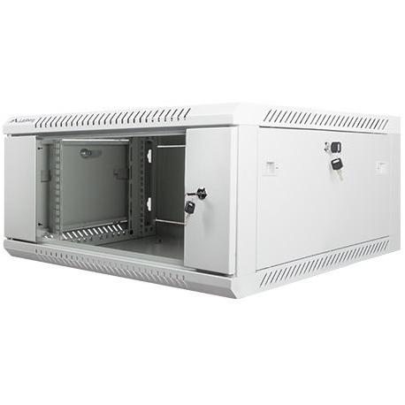 Lanberg - Rack cabinet - wall mountable - grey, RAL 7035 - 4U - 19" - 0