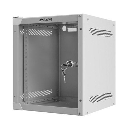 Lanberg - Rack cabinet - wall mountable - grey, RAL 7035 - 6U - 10" - 2