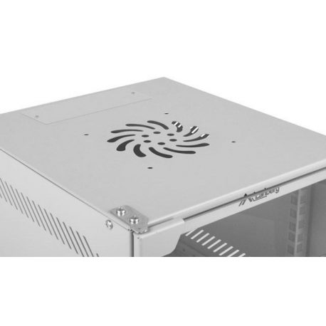 Lanberg - Rack cabinet - wall mountable - grey, RAL 7035 - 6U - 10" - 5