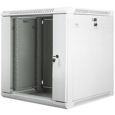 Lanberg - Rack cabinet - wall mountable - grey, RAL 7035 - 12U - 19" - 1