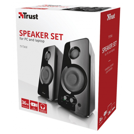 Trust Tytan 2.0 Speaker Set - Speakers - for PC - 18 Watt (Total) - 2