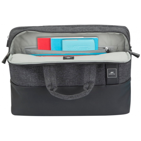 Riva Case Lantau 8831 - Notebook carrying case - eco - 15.6" - black melange - 5