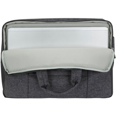 Riva Case Lantau 8831 - Notebook carrying case - eco - 15.6" - black melange - 6
