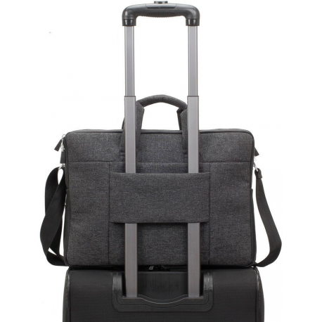 Riva Case Lantau 8831 - Notebook carrying case - eco - 15.6" - black melange - 7