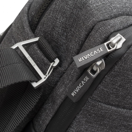 Riva Case Lantau 8831 - Notebook carrying case - eco - 15.6" - black melange - 11