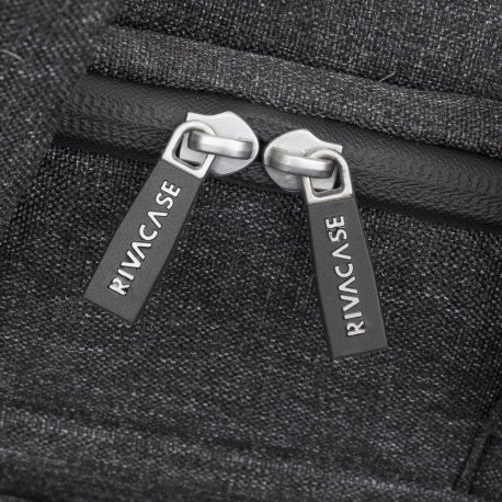 Riva Case Lantau 8831 - Notebook carrying case - eco - 15.6" - black melange - 12