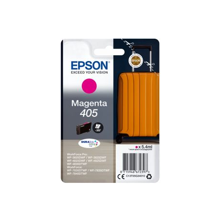 Epson 405 - 5.4 ml - magenta - original - ink cartridge - for WorkForce WF-7310, 7830, 7835, 7840; WorkForce Pro WF-3820, 3825, 4820, 4825, 4830, 7840 - 0