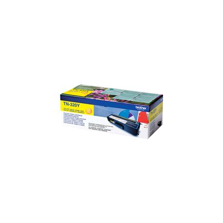 Brother TN320Y - Yellow - original - toner cartridge - for Brother DCP-9055, DCP-9270, HL-4140, HL-4150, HL-4570, MFC-9460, MFC-9465, MFC-9970 - 1
