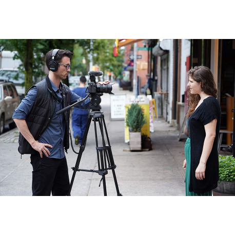 Sony ECM-B1M - Microphone - for Cinema Line ILME-FX3; Handycam FDR-AX43, FDR-AX45, FDR-AX60; a7C; a7R IV; a7s III; a9 II - 7