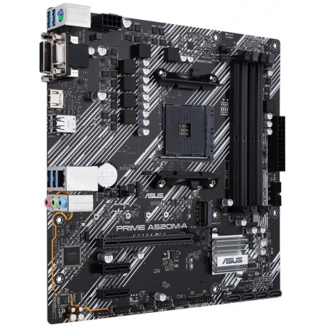 MSI A520M-A PRO - Motherboard - micro ATX - Socket AM4 - AMD A520 Chipset - USB 3.2 Gen 1 - Gigabit LAN - onboard graphics (CPU required) - HD Audio (8-channel) - 2