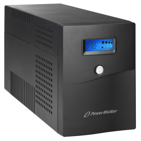 PowerWalker VI 3000 SCL - UPS - AC 162-290 V - 1800 Watt - 3000 VA - 9 Ah - RS-232, USB - output connectors: 4 - 2