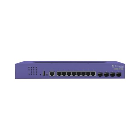 Extreme Networks ExtremeSwitching X435-8T-4S - Switch - Managed - 8 x 10 / 100 / 1000 + 4 x SFP (mini-GBIC) (uplink) - rack-mountable - 0