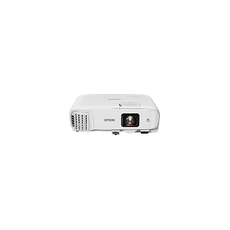 Epson EB-E20 - 3LCD projector - portable - 3400 lumens (white) - 3400 lumens (colour) - XGA (1024 x 768) - 4:3 - white - 0