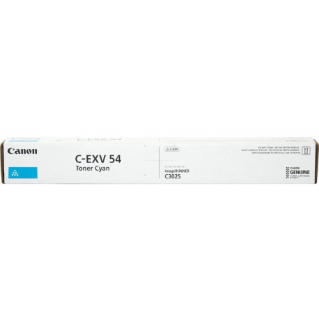 Canon C-EXV 54 - Cyan - original - toner cartridge - for imageRUNNER C3025i, C3226i - 0