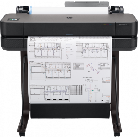 HP DesignJet T630 - 24" large-format printer - colour - ink-jet - A1, ANSI D, Roll (61 cm) - 2400 x 1200 dpi - up to 0.5 min/page (mono) / up to 0.5 min/page (colour) - USB 2.0, LAN, Wi-Fi - 0