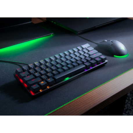 Razer Huntsman Mini - Keyboard - backlit - USB - US - key switch: Razer Linear Optical - black - 1