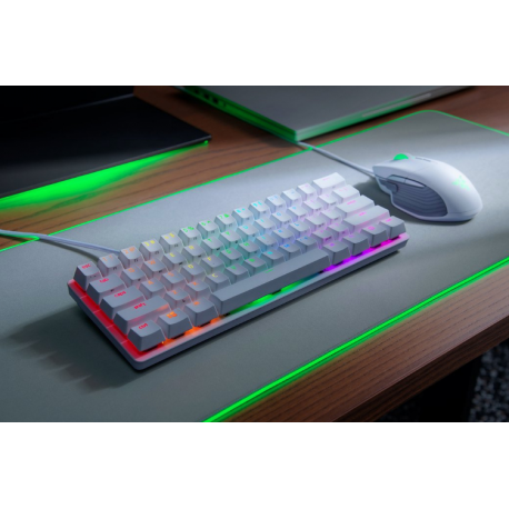 Razer Huntsman Mini - Keyboard - backlit - USB - US - key switch: Razer Linear Optical - mercury - 2