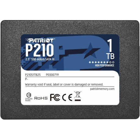 Patriot P210 - SSD - 1 TB - internal - 2.5" - SATA 6Gb/s - 0