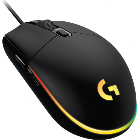Logitech Gaming Mouse G203 LIGHTSYNC - Mouse - optical - 6 buttons - wired - USB - black - 4