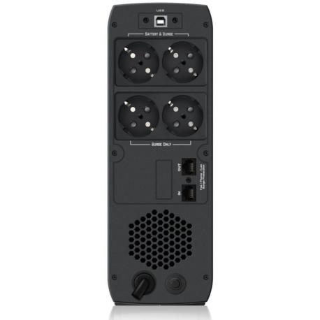 PowerWalker VI 800 CSW FR - UPS - AC 170-280 V - 480 Watt - 800 VA 9 Ah - USB - output connectors: 4 - 2
