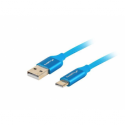 Lanberg - USB cable - USB (M) to USB-C (M) - USB 2.0 - 1.8 m - blue
