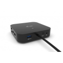 i-Tec USB-C Dual Display Docking Station with Power Delivery - Docking station - USB-C / Thunderbolt 3 - DP - GigE