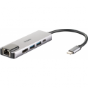 D-Link DUB-M520 - Docking station - USB-C / Thunderbolt 3 - HDMI - GigE