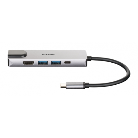 D-Link DUB-M520 - Docking station - USB-C / Thunderbolt 3 - HDMI - GigE - 3