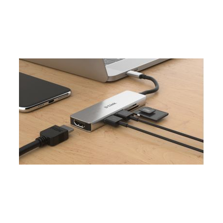 D-Link DUB-M530 - Docking station - USB-C  /  Thunderbolt 3 - HDMI - 3