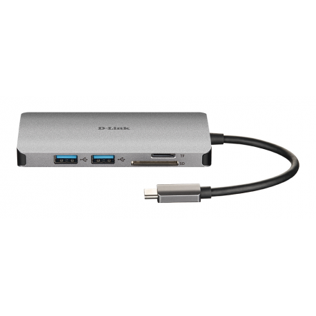 D-Link DUB-M810 - Docking station - USB-C  /  Thunderbolt 3 - HDMI - GigE - 6