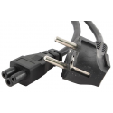 Cablexpert - Power cable - IEC 60320 C5 to CEE 7 / 7 - 16 A - 1 m - molded