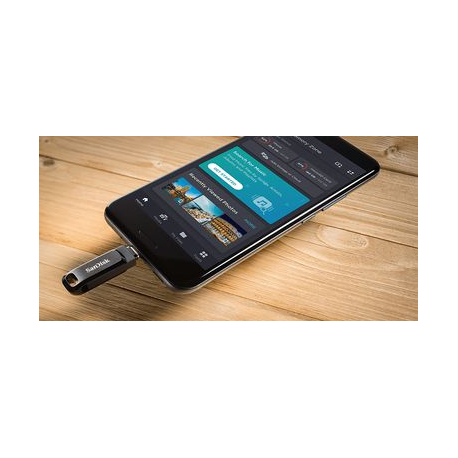 SanDisk Ultra Dual Drive Go - USB flash drive - 256 GB - USB 3.1 Gen 1  /  USB-C - 7