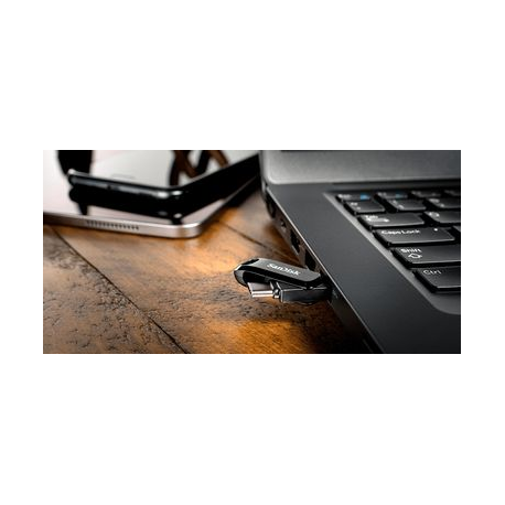 SanDisk Ultra Dual Drive Go - USB flash drive - 256 GB - USB 3.1 Gen 1  /  USB-C - 8