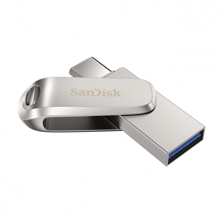 SanDisk Ultra Dual Drive Luxe - USB flash drive - 256 GB - USB 3.1 Gen 1  /  USB-C - 13