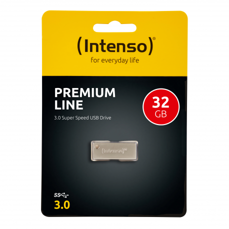 Intenso Premium Line - USB flash drive - 32 GB - USB 3.0 - silver - 5
