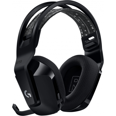 Logitech G G733 LIGHTSPEED Wireless RGB Gaming Headset - Headset - full size - 2.4 GHz - wireless - black - 1