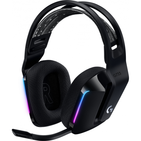Logitech G G733 LIGHTSPEED Wireless RGB Gaming Headset - Headset - full size - 2.4 GHz - wireless - black - 2