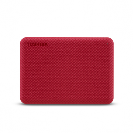 Toshiba Canvio Advance - Hard drive - 1 TB - external (portable) - 2.5" - USB 3.2 Gen 1 - red - 3